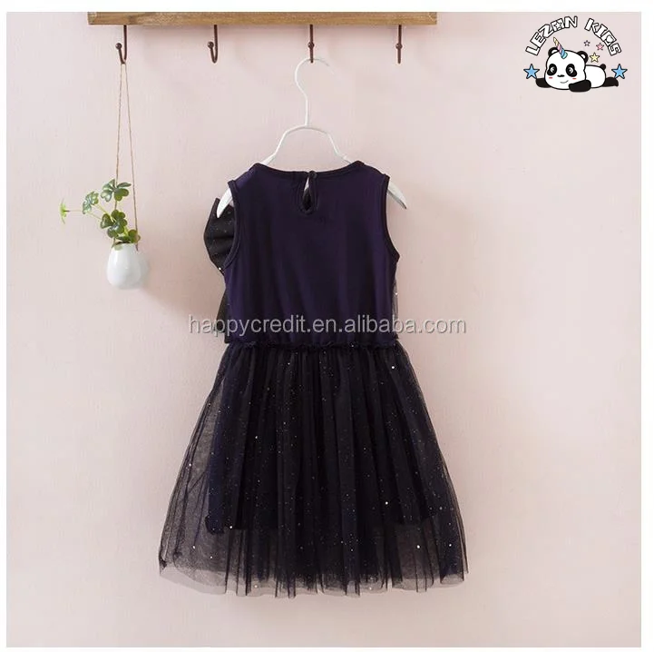 LEZONKIDS - OEM Girls Mesh Tutu Dress Kids Butterfly Mesh Party Dress Evening Party Princess Dress for Kids